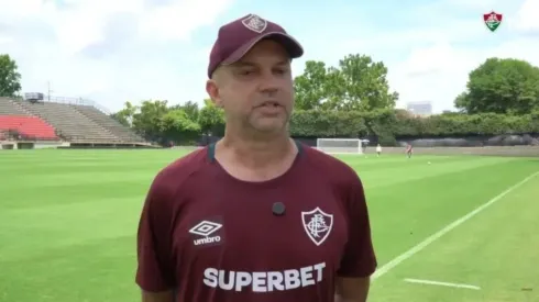Coordenador do Fluminense, Ricardo Henriques falou sobre o ambiente do elenco – Foto: Reprodução/FLUTV