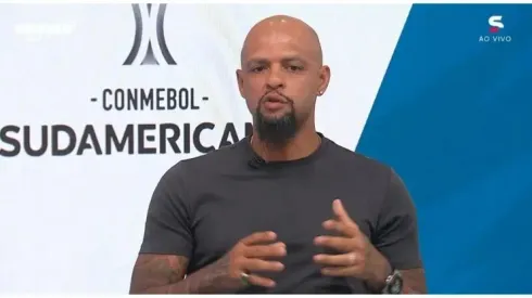 Felipe Melo é comentarista esportivo do SporTV – Foto: Reprodução/SporTV