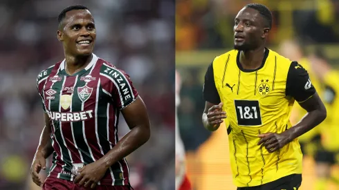 Fluminense x Borussia se enfrentam pelo Mundial de Clubes. Foto: AGIF e GETTY IMAGES