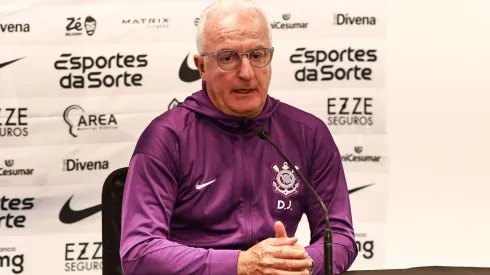 RS – PORTO ALEGRE – 12/06/2025 – BRASILEIRO A 2025, GREMIO X CORINTHIANS – Dorival Junior tecnico do Corinthians em coletiva apos a partida contra o Gremio no estadio Arena do Gremio pelo campeonato Brasileiro A 2025. Foto: Maxi Franzoi/AGIF
