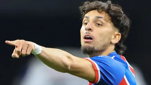 SP – SAO PAULO – 03/12/2024 – BRASILEIRO A 2024, CORINTHIANS X BAHIA – BIEL jogador do Bahia durante partida contra o Corinthians no estadio Arena Corinthians pelo campeonato Brasileiro A 2024. Foto: Joisel Amaral/AGIF