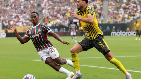 Fluminense em campo contra o Borussia Dortmund pelo Mundial (Photo by Francois Nel/Getty Images)
