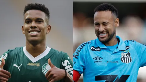 Estêvão e Neymar – Foto: Getty Images