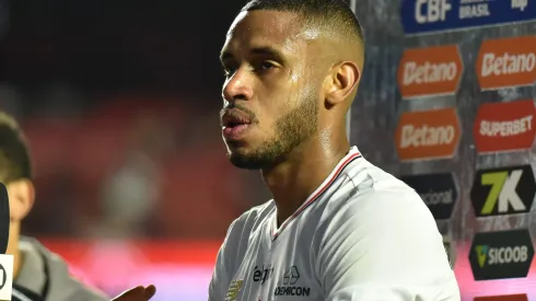 SP – SAO PAULO – 12/06/2025 – BRASILEIRO A 2025, SAO PAULO X VASCO – Andre Silva jogador do Sao Paulo, durante partida contra o Vasco no estadio do Morumbis, pelo Campeonato Brasileiro A 2025. Foto: Jota Erre/AGIF