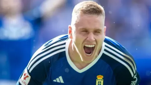 Alexandre Alemão pelo Real Oviedo (Foto/Reprodução)