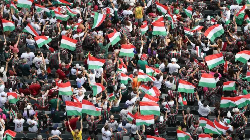 EAST RUTHERFORD, NEW JERSEY – JUNE 21: Fans of Fluminense FC show their support prior to the FIFA Club World Cup 2025 group F match between Fluminense FC and Ulsan HD FC at MetLife Stadium on June 21, 2025 in East Rutherford, New Jersey. (Photo by Al Bello/Getty Images)