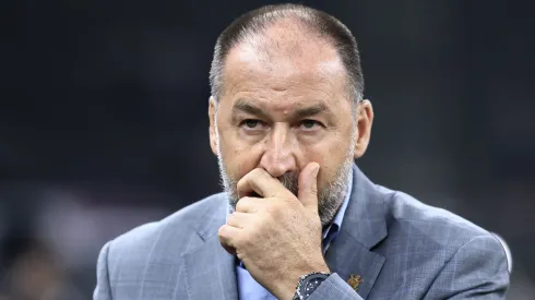 SP – SAO PAULO – 21/05/2025 – COPA DO BRASIL 2025, CORINTHIANS X NOVORIZONTINO – Augusto Melo presidente do Corinthians durante partida contra o Novorizontino no estadio Arena Corinthians pelo campeonato Copa Do Brasil 2025. Foto: Marcello Zambrana/AGIF