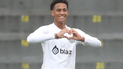 Pradella jovem do Santos – Foto: Santos FC
