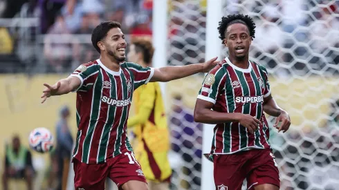 Keno comemora gol marcado contra o Ulsan HD-COR. Foto: Lucas Merçon/Fluminense.