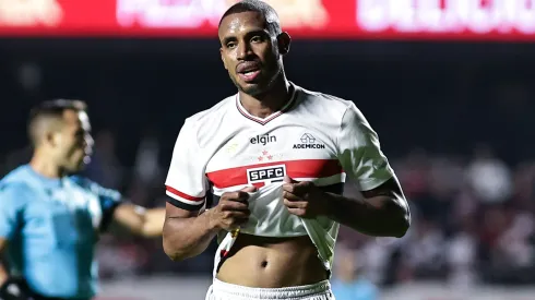 SP – SAO PAULO – 24/05/2025 – BRASILEIRO A 2025, SAO PAULO X MIRASSOL – Andre Silva jogador do Sao Paulo durante partida contra o Mirassol no estadio Morumbi pelo campeonato Brasileiro A 2025. Foto: Fabio Giannelli/AGIF