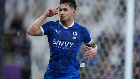 Marcos Leonardo faz seu primeiro gol no Mundial. Foto: Yasser Bakhsh/Getty Images)