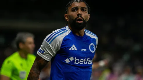 MG – BELO HORIZONTE – 01/06/2025 – BRASILEIRO A 2025, CRUZEIRO X PALMEIRAS – Gabigol jogador do Cruzeiro durante partida contra o Palmeiras no estadio Mineirao pelo campeonato Brasileiro A 2025. Foto: Fernando Moreno/AGIF
