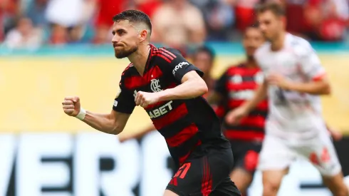 Jorginho, meio-campista do Flamengo. Foto: Gilvan de Souza/Flamengo.