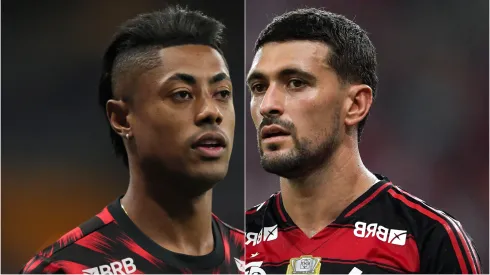 Possíveis desfalques do Flamengo. Foto: Thiago Ribeiro/Gilson Lobo/AGIF