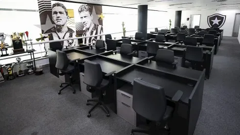 Novo escritório do Botafogo no Niltão. Foto: Arthur Barreto/Botafogo.
