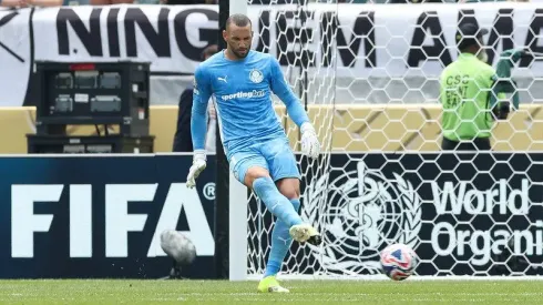 Weverton esteve presente no duelo contra o Chelsea, em 2021. Foto: Cesar Greco/Palmeiras