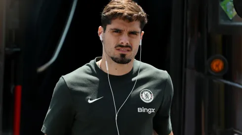 Pedro Neto pode desfalcar o Chelsea contra o Palmeiras David Ramos/Getty Images)