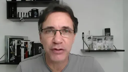 Vagner Frederico, jornalista e setorista do Santos.
Imagem: Reprodução/YoTube