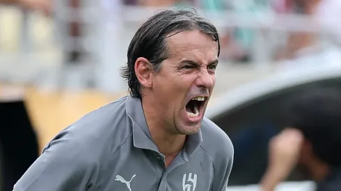Simone Inzaghi, treinador do Al-Hilal contra o Fluminense – Foto: Alex Grimm/Getty Images