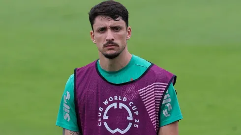 Piquerez durante treinamento pelo Palmeiras, nos Estados Unidos. Foto: Cesar Greco/SEP
