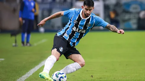 RS – PORTO ALEGRE – 20/05/2025 – COPA DO BRASIL 2025, GREMIO X CSA – Mathias Villasanti jogador do Gremio durante partida contra o CSA no estadio Arena do Gremio pelo campeonato Copa Do Brasil 2025. Foto: Maxi Franzoi/AGIF