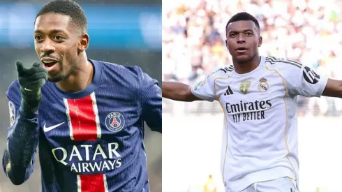 Dembélé e Mbappe vão se enfrentar no Mundial de Clubes – Fotos: PSG e Real Madrid