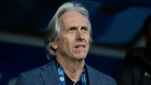 RIYADH, SAUDI ARABIA – FEBRUARY 28: Jorge Jesus Coach of Al Hilal looks on during the Saudi Pro League match between Al Hilal and Al Ahli SFC at Kingdom Arena on February 28, 2025 in Riyadh, Saudi Arabia. (Photo by Yasser Bakhsh/Getty Images)