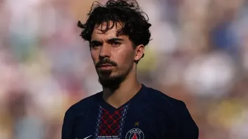 Vitinha durante partida entre Paris Saint-Germain e Botafogo, pelo Mundial de Clubes. Foto: Stu Forster