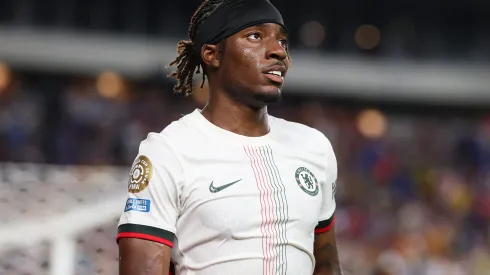 PHILADELPHIA, PENNSYLVANIA – JUNE 24: Noni Madueke #11 of Chelsea FC looks on during the FIFA Club World Cup 2025 group D match between Esperance de Tunis and Chelsea FC at Lincoln Financial Field on June 24, 2025 in Philadelphia, Pennsylvania. (Photo by Francois Nel/Getty Images)