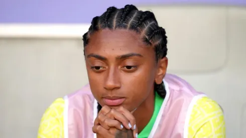 Kerolin na Seleção Brasileira. Foto: Juan Manuel Serrano Arce/Getty Images