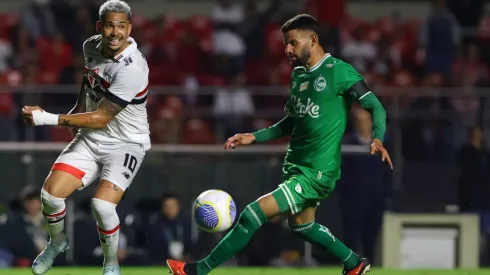 Luciano e Jadson durante duelo entre São Paulo e Juventude – Foto: Joisel Amaral/AGIF