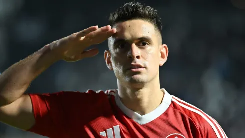 Borré marcou um dos gols do Inter na vitória sobre o Santos. Foto: Jota Erre/AGIF