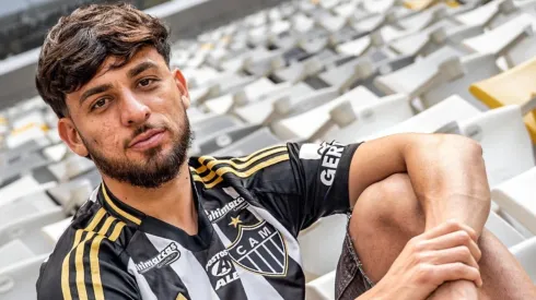 Biel durante apresentação oficial no Atlético-MG – Foto: Reprodução/Atlético-MG