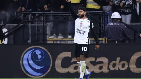 SP – SAO PAULO – 30/07/2025 – COPA DO BRASIL 2025, CORINTHIANS X PALMEIRAS – jogador do Corinthians comemora seu gol durante partida contra o Palmeiras no estadio Arena Corinthians pelo campeonato Copa Do Brasil 2025. Foto: Marcello Zambrana/AGIF