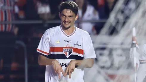 SP – SAO PAULO – 31/07/2025 – COPA DO BRASIL 2025, SAO PAULO X ATHLETICO-PR – Pablo Maia jogador do Sao Paulo comemora seu gol durante partida contra o Athletico-PR no estadio Morumbi pelo campeonato Copa Do Brasil 2025. Foto: Marcello Zambrana/AGIF
