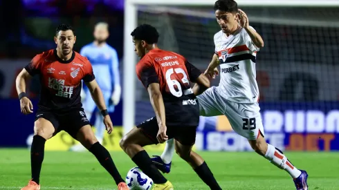 Pablo Maia foi um dos destaques do São Paulo no duelo de ida – Foto: Marcello Zambrana/AGIF