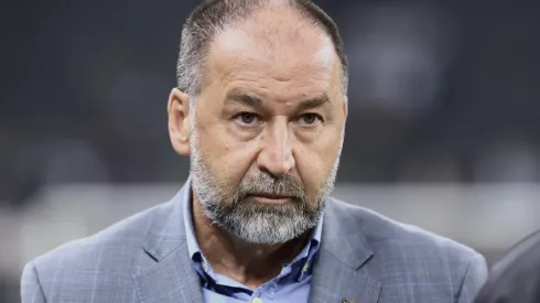 SP – SAO PAULO – 21/05/2025 – COPA DO BRASIL 2025, CORINTHIANS X NOVORIZONTINO – Augusto Melo presidente do Corinthians durante partida contra o Novorizontino no estadio Arena Corinthians pelo campeonato Copa Do Brasil 2025. Foto: Marcello Zambrana/AGIF