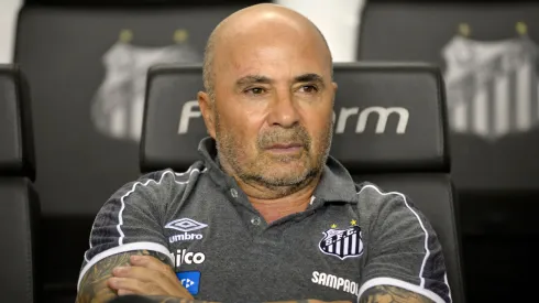 Jorge Sampaoli pelo Santos em 2019 – Foto: Bruno Ulivieri/AGIF