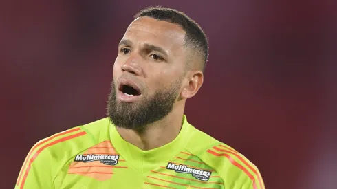 Goleiro deu a sua opinião – Foto: Thiago Ribeiro/AGIF.