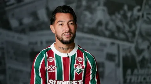Lucho Acosta está regularizado pelo Fluminense. Foto: Lucas Merçon/Fluminense FC