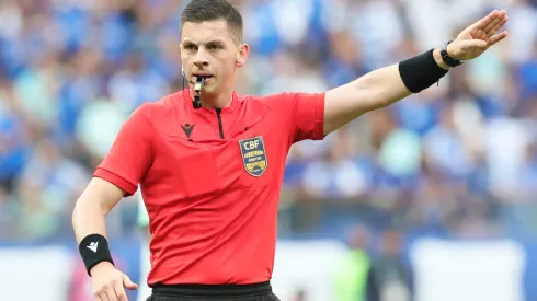 Lucas Casagrande apita Juventude x Corinthians pelo Brasileirão. Foto: Gilson Lobo/AGIF