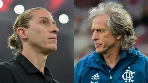 Filipe Luís era o titular da lateral-esquerda de JJ