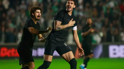 RS – CAXIAS DO SUL – 29/08/2024 – COPA DO BRASIL 2024, JUVENTUDE X CORINTHIANS – Gustavo Henrique jogador do Corinthians comemora seu gol durante partida contra o Juventude no estadio Alfredo Jaconi pelo campeonato Copa Do Brasil 2024. Foto: Luiz Erbes/AGIF
