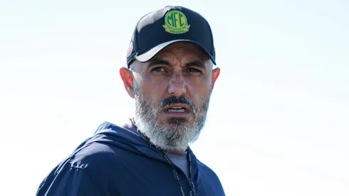 Rafael Guanaes durante treinamento no CT