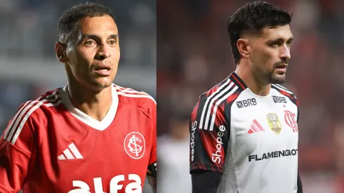 Alan Patrick e Arrascaeta vão se enfrentar em Inter x Flamengo – Fotos: Reprodução/AGIF
