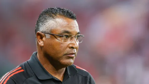 Roger Machado, técnico do Internacional, durante partida contra o México no estadio Beira-Rio