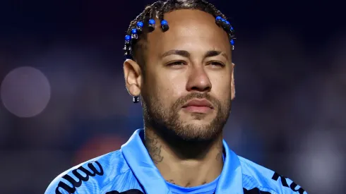 Neymar antes da partida entre Santos x Juventude – Foto: Marcello Zambrana/AGIF