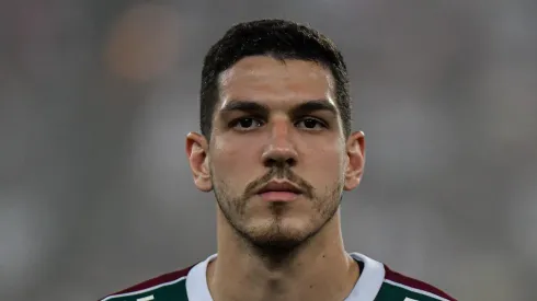 Nino durante partida pelo Fluminense no Maracanã.