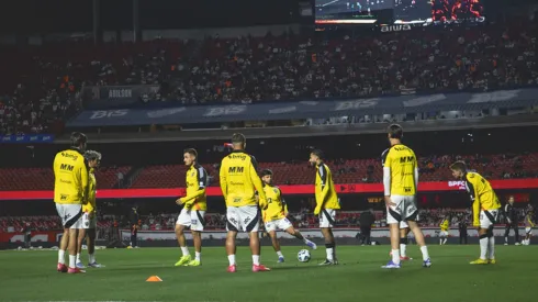 Atuação do time em derrota para São Paulo foi criticada (Foto: Pedro Souza / Atlético)