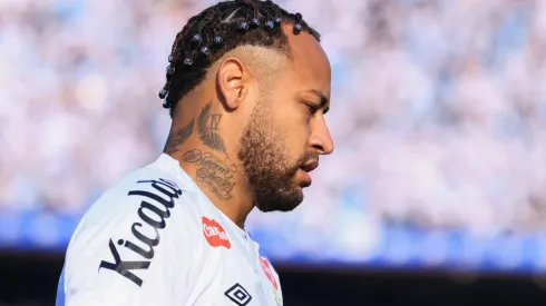 Neymar em derrota do Santos contra o Vasco da Gama. Foto: Marcello Zambrana/AGIF